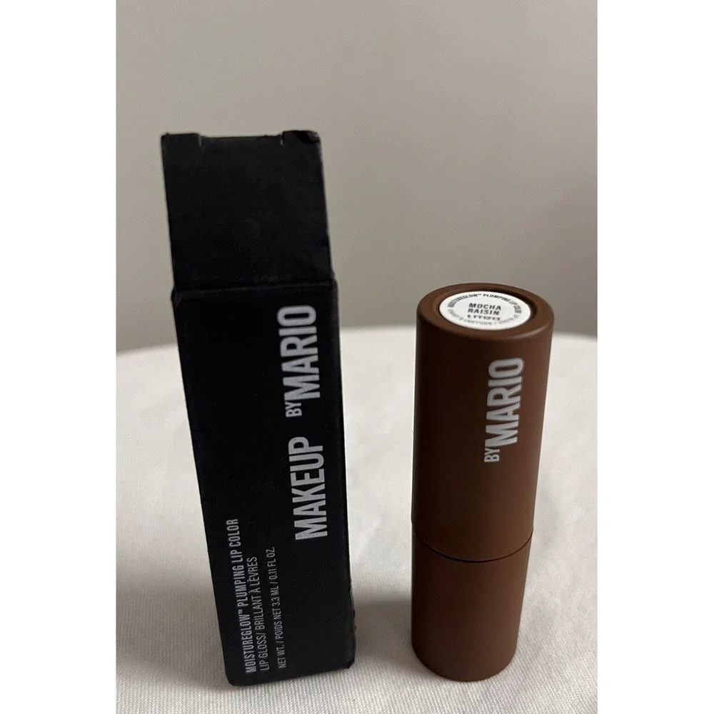 Makeup by Mario MoistureGlow Plumping Lip Color Gloss Mocha Raisin 0.11oz NEW